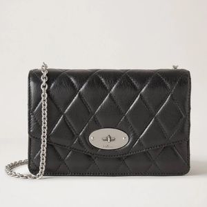 Mulberry Black Quilted Shoulder Bag